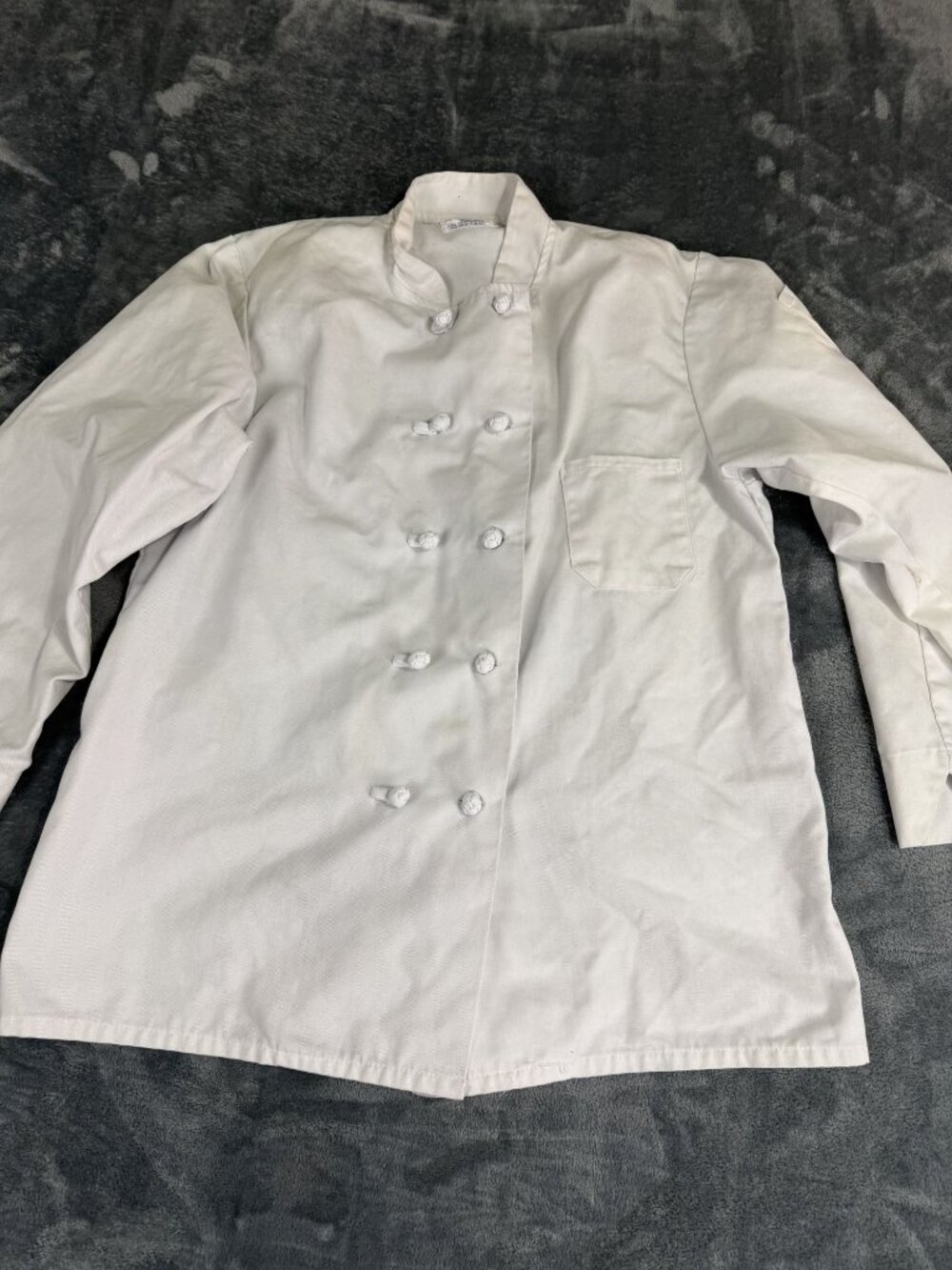 Chef Coat Double Breasted White Long Sleeve Unisex L-44